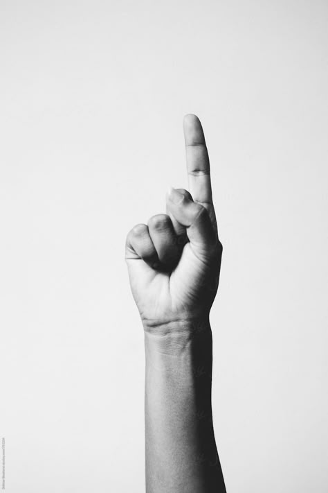 Hand Of A Woman Pointing A Finger Against A White Background. | Stocksy United Vintage Pointing Hand, Finger Photography, Hand Collage, Finger Photo, Hand Photos, Hand Pointing, 6 Fingers, Hand Wallpaper, Status Wallpaper