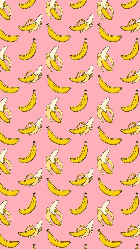 Banana Wallpaper, Iphone Wallpaper Vsco, Wallpaper Images Hd, Fruit Wallpaper, Fruit Illustration, Tumblr Wallpaper, Iphone Background Wallpaper, Summer Wallpaper, Cute Wallpaper Backgrounds