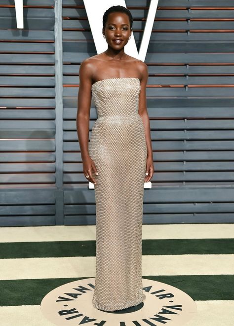 Calvin Klein Gown, Moda Afro, Lupita Nyong'o, Jenna Dewan, Oscar Dresses, Dress 2015, Festa Party, Oscar Party, Sleeveless Dresses