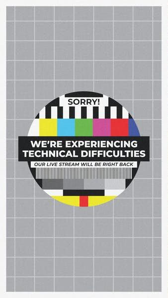 Technical Difficulties Screen, Retro Tv Illustration, Tv Graphic Design, News Logo, Channel Branding, Golden Mirror, 90s Tv, Merch Ideas, Technical Difficulties