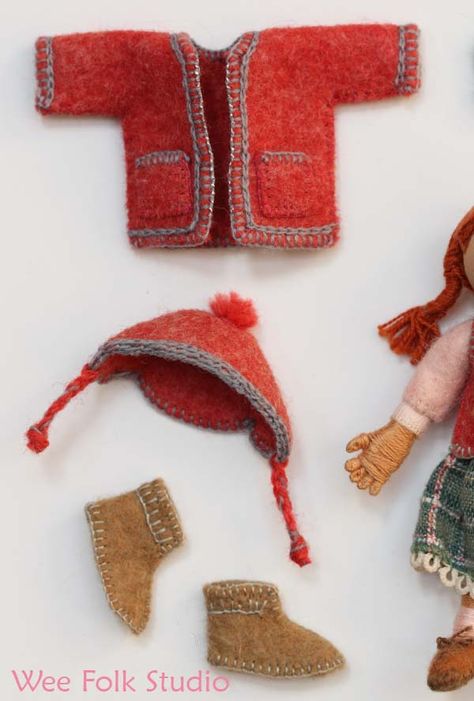 Visit the post for more. Kindness Elf, Wee Folk Studio, Diy Yarn Dolls, Wire Dolls, Salley Mavor, Kindness Elves, Puddle Jumping, Wee Folk, Wood Peg Dolls