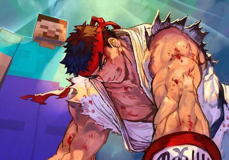 Torn Sleeves, Hungry Clicker, Super Smash Bros Characters, Street Fighter Iii, Super Smash Bros Videos, Muscular Male, Torn Clothes, Ryu Street Fighter, Nintendo Super Smash Bros