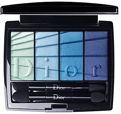 The stunning Dior 4 Colours Eyeshadow Graduation Palette is available in blue or pink. A brand new eye shadow palette that plays on four tone variations and comes adorned with the iconic Dior 'plissé' pleating. Blue Gradation: 4 tones from sky blue to the purest azure. Includes 2 double ended applicators. #affiliate Dior Eyeshadow Palette, Blue Gradation, Blue Eyeshadow Palette, Dior Eyeshadow, Eye Makeup Eyeshadow, Makeup 2017, Blue Lipstick, Dior Makeup, Color Guard