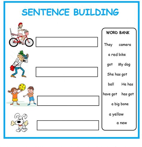 Sentence Worksheet, Writing Kindergarten, Teaching Vowels, Creative Writing Worksheets, Improve Writing, Sentence Building, English Phonics, English Grammar Worksheets, Star Students