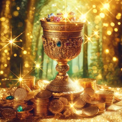 Ancient Treasure, Golden Coins, Relax Music, Golden Coin, Relaxing Music, Intricate Patterns, Enchanted, Gems, The Creator