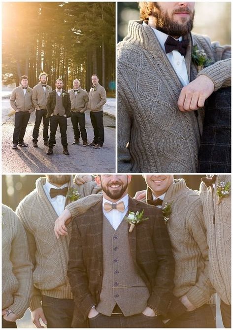 Groomsmen Cardigan, Winter Wedding Mens Attire Groom Outfit, Winter Wedding Groomsmen Attire, Winter Wedding Mens Attire, Groom Winter Wedding Attire, Winter Wedding Groom Attire, Winter Groomsmen Attire, Groomsmen Sweaters, Winter Groomsmen