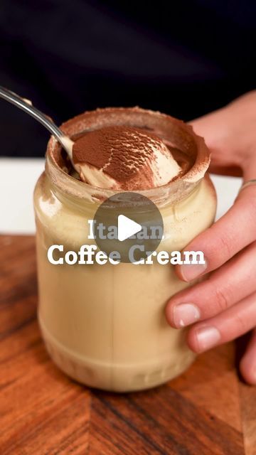 Riverina Fresh on Instagram: "We're making the viral Italian Coffee Cream.  It really is that easy to make..  #riverinafresh #riverinafreshmilk #italiancoffeecream #cremadicaffe #whippedcream #coffeerecipes" Italian Cream Coffee Creamer Recipe, Cafe Crema Recipe, Italian Coffee Cream, Make Coffee Videos, Fresh Cream Recipe, Coffee Creams, Protein Ice Cream Recipe, Homemade Coffee Creamer, Italian Cafe