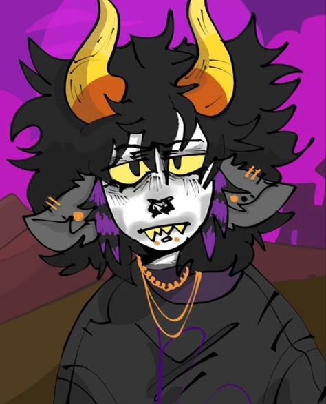 Gamzee Fanart, Gamzee Makara Fanart, Gamzee Pfp, Gamzee Makara, Homestuck Trolls, Home Stuck, Homestuck, Funky Art, Cute Icons