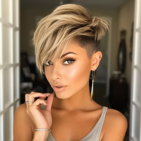 31 Short Layered Haircuts 2024: Timeless Trends Reinvented Short Edgy Pixie Haircut, Asymetrical Haircut, Edgy Short Haircuts, Cut Layers, Chic Short Hair, Edgy Haircuts, Curly Hair Types, Edgy Short Hair, Short Layered Haircuts