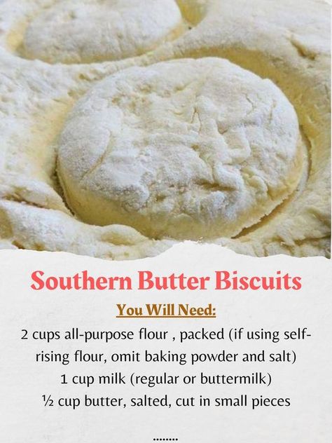 Grandma's Tasty recipes Pizza Dough Yeast, Butter Biscuits Recipe, Warm Soup Recipes, Home Baked Goods, Kidney Bean Salad, Buttermilk Biscuit, Cozy Brunch, Quick Recipes Easy, Recipe For Beginners