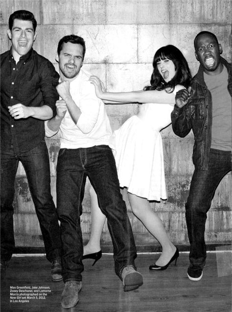 New Girl New Girl Cast, Nicky Larson, Jake Johnson, Movies And Series, Zooey Deschanel, Book Tv, Me Tv, Film Serie, Music Tv