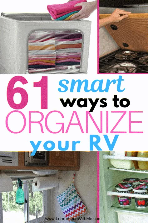 Organisation En Camping, Rangement Caravaning, Rv Organization Ideas, Rv Storage Ideas, Camper Organization Travel Trailers, Astuces Camping-car, Travel Trailer Organization, Caravan Vintage, Trailer Organization