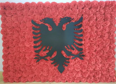 Flag, albanian, red roses Albanian Flag, Albania Flag, Albanian Culture, Closet Design Layout, 28 November, I Can Do It, Closet Design, Design Layout, Albania