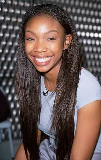 Brandys throw back braids 2000s Micro Braids, Brandy Braids, Dream Hairstyles, Brandy Norwood, Rory Culkin, Micro Braids, Celebrity Hair, 90s Hairstyles, Black Hairstyles