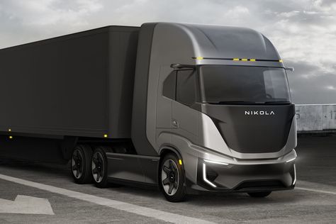 Nikola Truck, Eco Buildings, Hydrogen Fuel Cell, Hydrogen Fuel, Electric Truck, Transportation Industry, Fuel Cell, Truck Design, Energy Storage