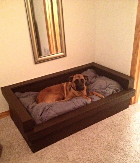 Dog Bed Big Dog Beds, Extra Large Dog Bed, Large Dog Bed, Pallet Dog Beds, Dog Couch, Diy Dog Bed, Dog Bed Large, Dog Projects, Dog Rooms