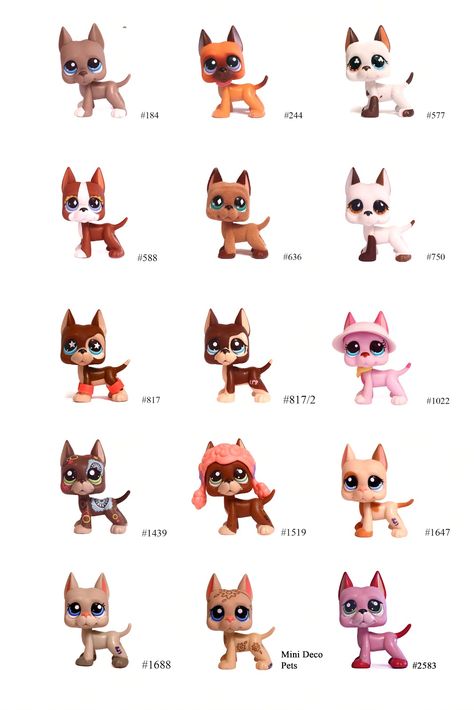 Nicole`s LPS blog - Littlest Pet Shop: Pets: Great Dane Lps Dachshund Numbers, Lps Great Dane Custom, Lps Numbers, Lps List, Lps Great Dane, Old Lps, Lps Dachshund, Lps Drawings, Lps For Sale