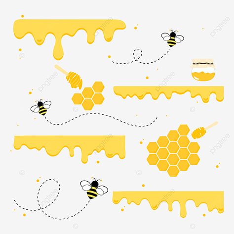 the flow of honey from honeycomb with bees and different liquid vector illustration icon Beehive Drawing Honeycombs, Honey Stick Drawing, Bee Vector Illustration, Honey Illustration Design, Draw Bee, Honeybee Illustration, Honeycomb Illustration, Honey Bee Illustration, Bees Illustration