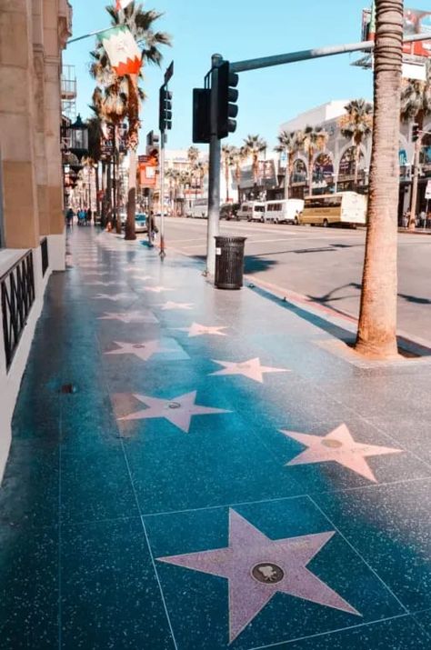 Adventurous Things To Do in Los Angeles Walk Of Fame Aesthetic, Los Angeles Walk Of Fame, Hollywood Stars Walk Of Fame, Adventurous Things To Do, Evelyn Hugo, Sunset Point, Culture Day, Hollywood Boulevard, Carmel By The Sea