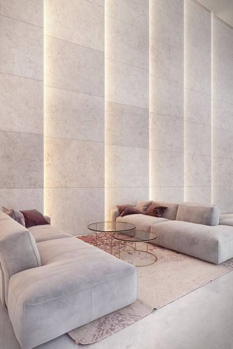 We are proud to present our project, the winner of Trawertyn Design competition 2017. The task was to show unique use of travertine from Raciszyn Quarries, in architecture or interior projects.We presented traverine slabs in a commercial interior like lounge area in a hotel, restaurant or club... درج السلم, Hotel Lobby Design, Lobby Interior, Lobby Design, Hotel Interiors, Hotel Decor, Light Architecture, Hotel Design, A Living Room