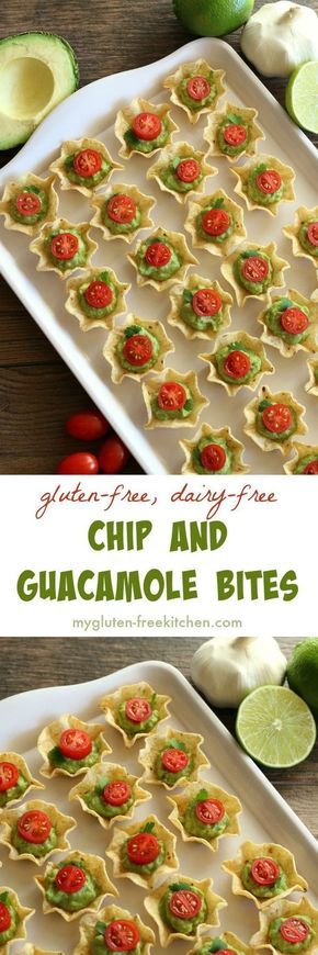 Pilsbury Recipes, Chips And Guacamole, Guacamole Bites, Gluten Free Recipes Appetizers, Gluten Free Chips, Snacks Appetizers, Gluten Free Appetizers, Recipe Beef, Layer Dip