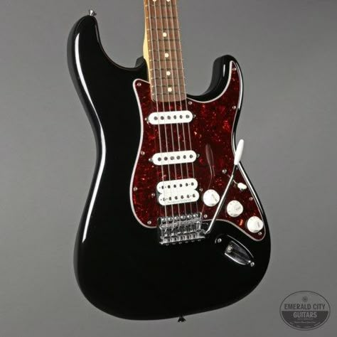 Fender Black Stratocaster, Fender Stratocaster Custom, Hss Stratocaster, Black Stratocaster, Fender Squier Stratocaster, White Stratocaster, Pamela Des Barres, Fender Stratocaster Sunburst, Squier Stratocaster