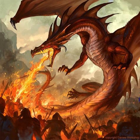 The history of Dale - lordoftherings post - Imgur Breathing Fire, Dragon Artwork Fantasy, Fire Breathing Dragon, Dragon Pictures, Dragon Artwork, Fire Dragon, Dragon Drawing, Fantasy Dragon, Red Dragon