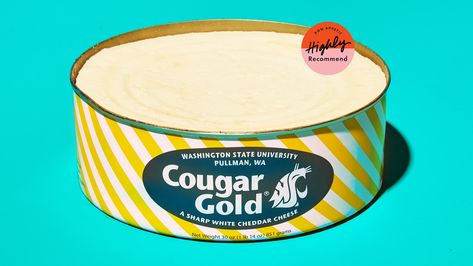 I'm Here to Highly Recommend Canned Cougar Gold Cheese | Bon Appétit Canned Cheese, Spiral Noodles, Cheese Dip Recipes, Yogurt Milk, Washington State University, Charcuterie Cheese, White Cheddar Cheese, Food Writing, Entertaining Recipes