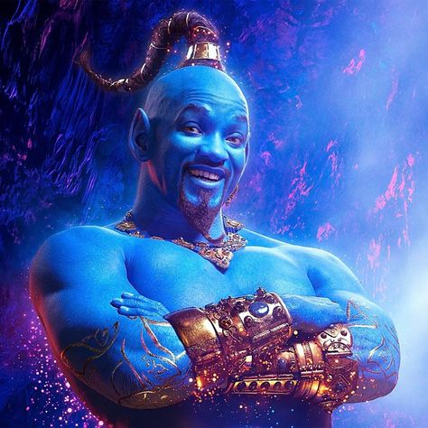 Disney Remake on Instagram: “🕌 Can we all just agree Will Smith was Iconic as the Genie! He made the Genie into his own character and it worked so well! Robin Williams…” Will Smith Movies, Aladdin Film, Aladdin Wallpaper, Aladdin Live, Aladdin Genie, Genie Aladdin, Disney Live, Adventure Movie, Karakter Disney