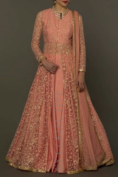 Gowns Dresses Indian Party Wear, Grand Dress, Party Wear Evening Gowns, Ladies Frock Design, Indian Party Wear Gowns, Lucknowi Suits, Gowns Dresses Indian, Beautiful Gown Designs, Brocade Gown