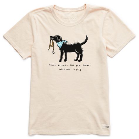 Women's Quirky Black Lab Fill Your Heart Short Sleeve Tee Dreads Styles For Women, Hiking Tshirt, Black Lab, Fine Yarn, Fabric Tape, Help Kids, Children In Need, Men's Knit, Love Shirt