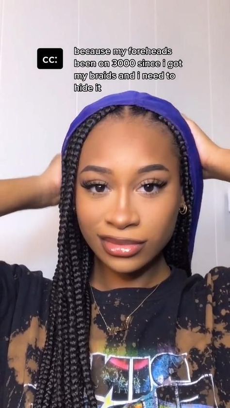 Pin on ☀️Useful (Hair) Tutorials☀️ How To Style Box Braids For Big Foreheads, Braids For Black Women With Big Forehead, Box Braids Big Forehead, Curly Hairstyles That Cover Forehead, Braids That Cover Forehead, Edges On Big Forehead, Curly Hairstyles To Cover Forehead, Hair Styles To Cover Big Forehead, Hairstyle To Cover Forehead