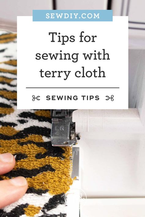 Tips for sewing with terry cloth fabric — Sew DIY Picnic Blanket Diy, Fabric Bracelets Diy, Diy Chair Cushions, Diy Pouch Tutorial, Cloth Sewing, Tips For Sewing, Fabric Decoupage, Terry Cloth Robe, Fabric Bracelets