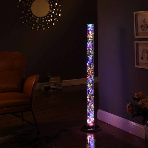 Namiri Column Floor Lamp Mood Lighting Living Room, Acrylic Floor Lamp, Colorful Floor, Column Floor Lamp, Colored Led Lights, Acrylic Tube, Led Rope Lights, Colored Rope, Led Rope