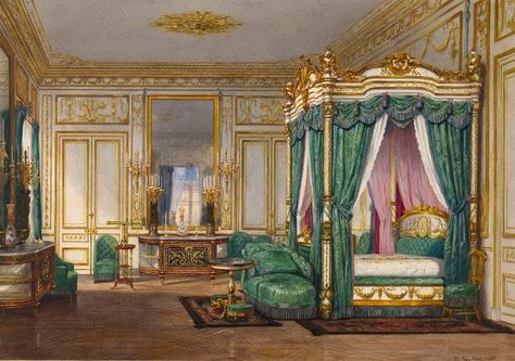 This fanfiction tell the story of lacie Virdell, and how she came to … #romance #Romance #amreading #books #wattpad Bedroom Illustration, Castle Rooms, Royal Bedroom, Antique Architecture, Historical Interior, Victorian Bedroom, Palace Interior, Fantasy Rooms, Castles Interior