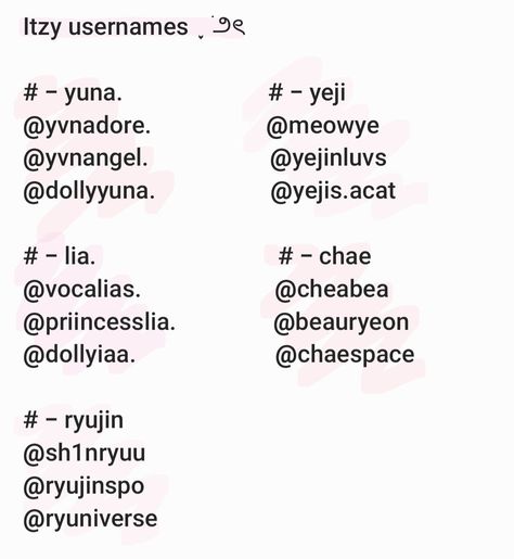 Edit Page Username Ideas, Cute Username Ideas Names Kpop, Cute Kpop Username Ideas, Yeji Username Ideas, Jin Username Ideas, Acubi Username Ideas, Yunjin Username Ideas, Cute Usernames Kpop, Discord Username Ideas Kpop