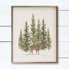 Gingham Christmas Tree, Farmhouse Decor Antique Farmhouse, Christmas Tree Banner, Farmhouse Design Plans, Gingham Christmas, Buffalo Check Tablecloth, Winter Wall Decor, Deer Wall Art, Wood Arch