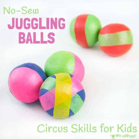 Circus Vbs, Medieval Carnival, Brownies Activities, Circus Ideas, Circus Activities, Carnival Activities, Brownie Guides, Juggling Balls, Brownie Badges