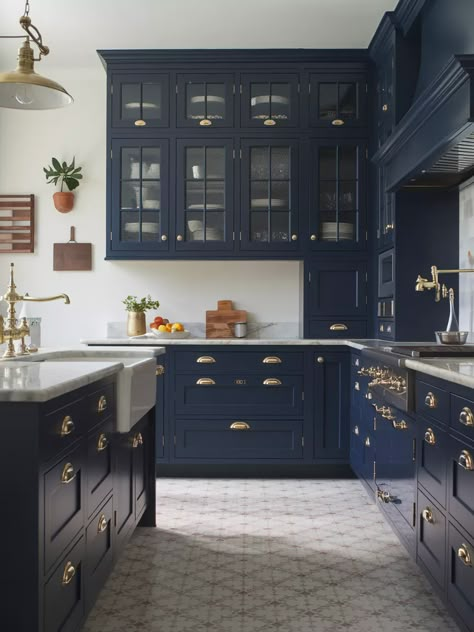 27 Navy Blue Kitchen Cabinets – Your Motor Geek Navy Cabinets Hardware, Dark Navy Cabinets Kitchen, Navy Blue Lower Cabinets White Upper, Deep Blue Cabinets Kitchen, Navy Blue Cupboards, Blue And Wood Kitchen Cabinets, Charcoal Blue Kitchen Cabinets, Navy Blue Cabinets Kitchen, Dark Blue Cabinets Kitchen