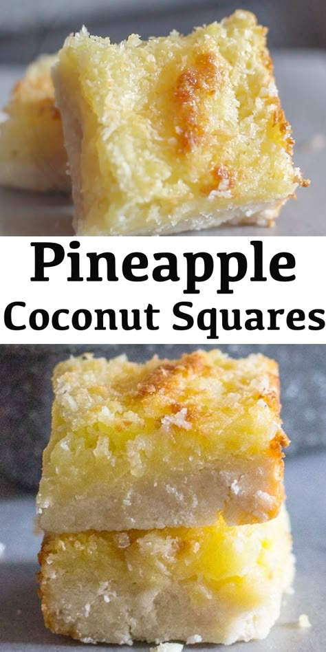 Pineapple Coconut Squares Recipe, Slice And Bake Coconut Shortbread, Coconut Cookie Bars Recipes, Pineapple Coconut Deserts, No Bake Pineapple Coconut Bars, Pineapple Cookie Recipes, Pineapple Coconut Cherry Dream Bars, Pineapple And Coconut Recipes, Coconut Pinapple Recipes