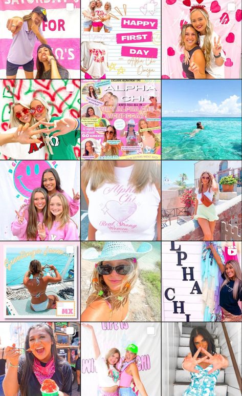 Trendy Instagram Story Ideas, Sorority Instagram Ideas Profile, Themes For Sorority Socials, Sorority Instagram Feed Ideas, Sorority Post Ideas, Sorority Social Media Graphics, Sorority Instagram Feed, Sorority Instagram Posts, Sorority Instagram Graphics