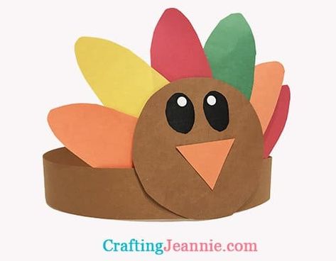 Thanksgiving Hats For Toddlers, Turkey Hats Preschool, Turkey Hats For Kids Crafts Printable, Turkey Headbands For Preschoolers, Turkey Hat Printable, Thanksgiving Hats For Preschoolers, Turkey Hat Template, Turkey Hats For Kids Crafts, Thanksgiving Hats For Kids