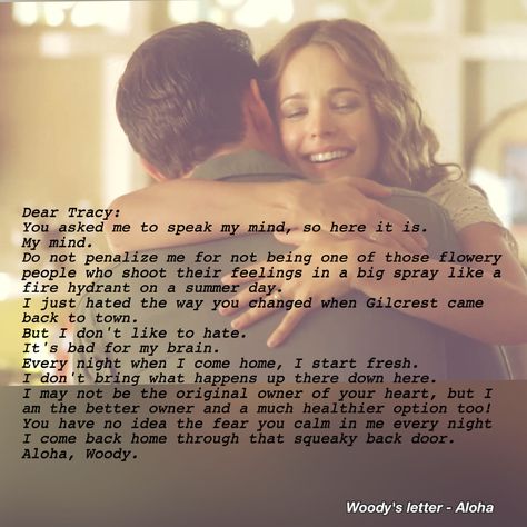 Aloha Movie - Woody's Letter ❤️ Alison Movie Quote, Allyson Movie Quote, Alana Movie Quote, Aloha Movie, Movies Quotes, Favorite Movie Quotes, Movies Worth Watching, Movie Quote, Hollywood Movies