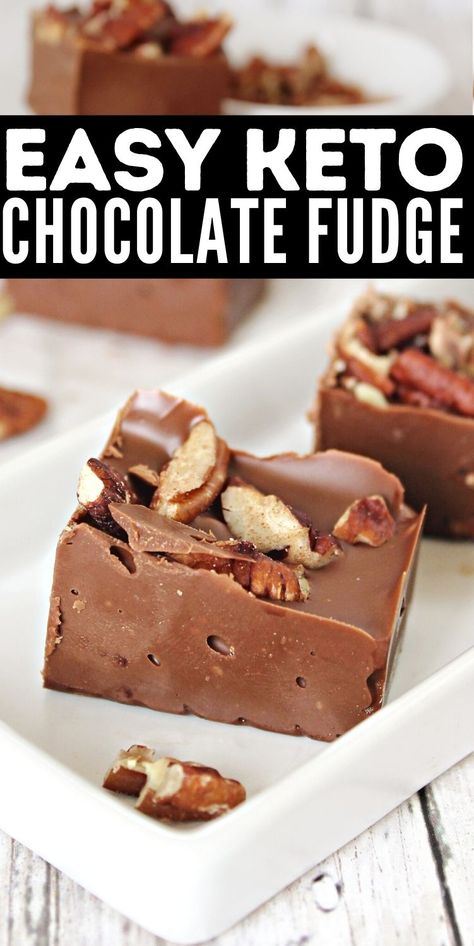 Easy Keto Fudge#easyketofudge #easyfudge Keto Fudge Recipes, Cream Cheese Fudge Recipe, Healthy Fudge Recipe, Sugar Free Fudge, Healthy Fudge, Keto Christmas Cookies, Walnut Fudge, Keto Fudge, Microwave Fudge