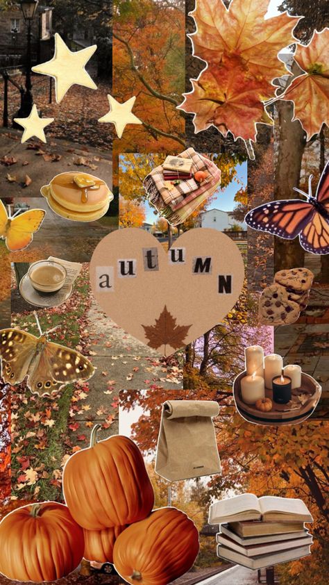 #autumn #fall #seasons #wallpaper #aesthetic #collage Atum Aesthetic Wallpaper, Cute Collages Wallpaper, Fall Collage Wallpaper Aesthetic, Fall Aesthetic Phone Wallpaper, Cool Vibes Aesthetic, November Aesthetic Wallpaper Collage, Fall Wall Collage, Cozy Wallpaper Iphone Aesthetic, Fall Wallpaper Aesthetic Vintage