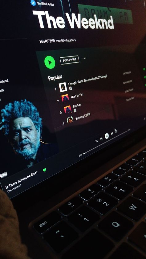 Spotify On Laptop Aesthetic, Laptop Music Aesthetic, Foto Laptop Aesthetic, Spotify Laptop, Iphone Wallpaper Music, Spotify Aesthetic, Grunge Pictures, Birthday Quotes Funny For Him, Snap Streak Ideas Easy