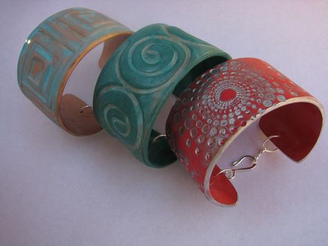 Polymer Clay Cuff Bracelet Polymer Clay Cuff Bracelets, Polymer Clay Bracelets Diy, Clay Bracelets, Polymer Clay Bracelet, Polymer Earrings, Acrylic Pouring Art, Clay Bracelet, Resin Projects, Pouring Art