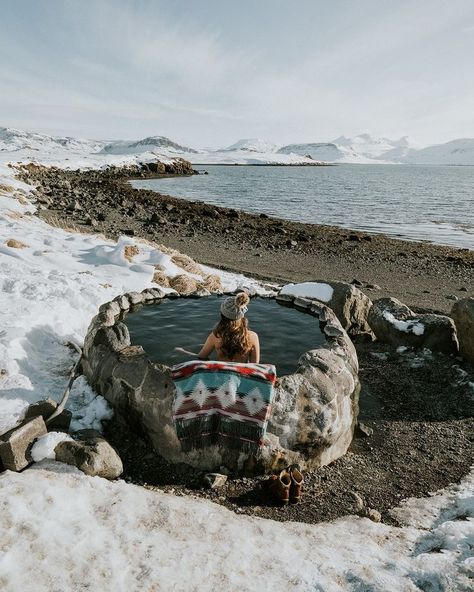 Iceland Hot springs. Hvalfjarðarlaug Hot Pot +64° 22′ 25.21″, -21° 33′ 50.02″ Iceland Vacation, Iceland Travel Guide, Iceland Adventures, Iceland Road Trip, Destination Voyage, Iceland Travel, Reykjavik, Travel Goals, Travel Inspo