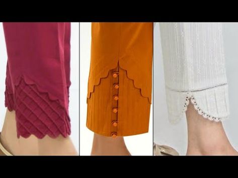 To 70 Latest Trousers Designs 2022 For Ladies|Capri Tulip Plazzo and shalwar Designs - YouTube Kurti Trouser Designs Latest, Plazzo Kurti Designs Latest Party Wear, Sleeves Design For Top Latest, Pent Kurti Designs Latest Pakistani, Latest Plazzo Suits Designs 2023, Trouser Designs New, New Ladies Pant Design, Lace Shalwar Design, Latest Bottom Wear For Women