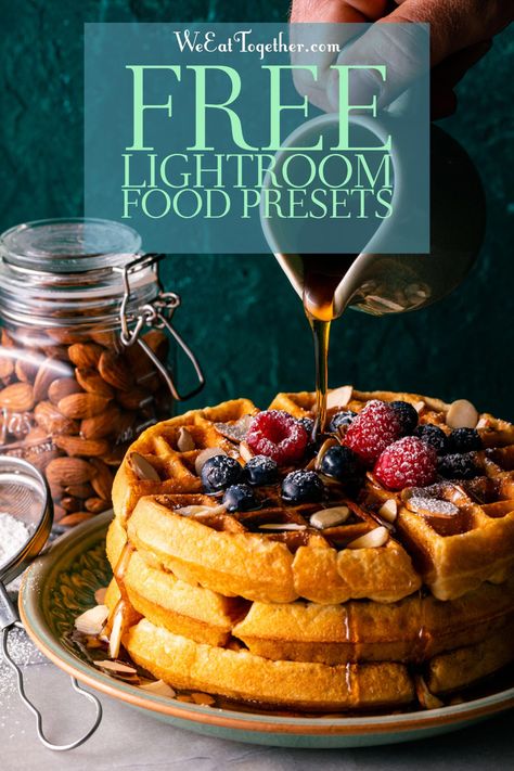 Free-Lightroom-Food-Presets Food Blog Photography, Smoothie Pops, Top Lightroom Presets, Best Free Lightroom Presets, Best Food Photography, Lightroom Tutorials, Chicken And Biscuits, Wedding Presets, Photography Lightroom